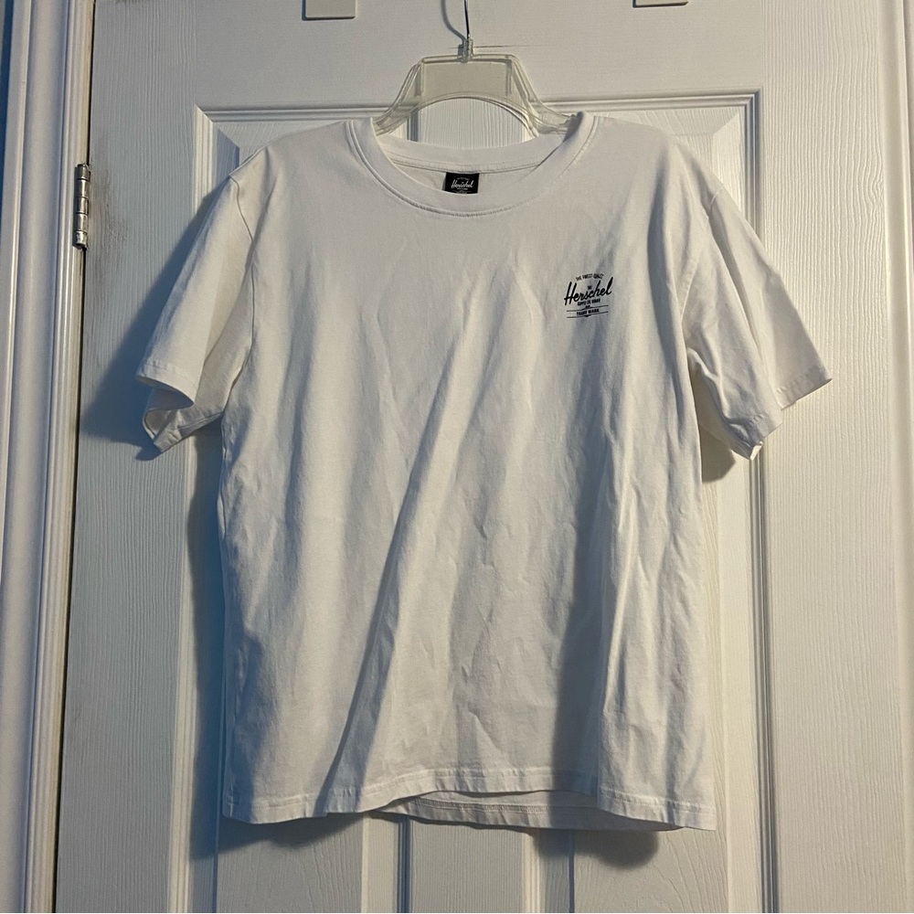 Herschel Supply Company Women’s White Classic Logo Short Sleeve Tee Size XL